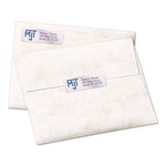Foil Mailing Labels, Inkjet Printers, 0.75 x 2.25, Silver, 30/Sheet, 10 Sheets/Pack