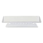 Poly Index Tabs and Inserts For Hanging File Folders, 1/3-Cut, White/Clear, 3.5" Wide, 25/Pack