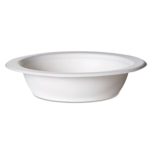 Renewable Sugarcane Bowls, 16 oz, Natural White, 50/Pack, 20 Packs/Carton