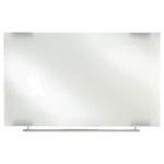 Clarity Glass Dry Erase Board with Aluminum Trim, 60 x 36, White Surface