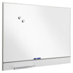 Polarity Magnetic Dry Erase White Board, 48 x 32, White Surface, Silver Aluminum Frame
