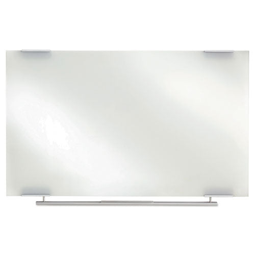 Clarity Glass Dry Erase Board with Aluminum Trim, 72 x 36, White Surface