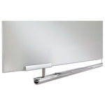 Clarity Glass Dry Erase Board with Aluminum Trim, 60 x 36, White Surface