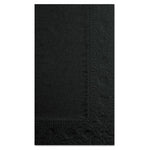 Dinner Napkins, 2-Ply, 15 x 17, Black, 1000/Carton