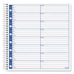 Voice Message Log Books, One-Part (No Copies), 8 x 1, 8 Forms/Sheet, 800 Forms Total