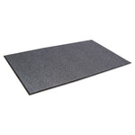 Needle Rib Wipe and Scrape Mat, Polypropylene, 48 x 72, Gray