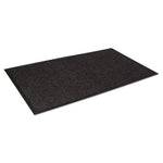 Super-Soaker Wiper Mat with Gripper Bottom, Polypropylene, 36 x 120, Charcoal