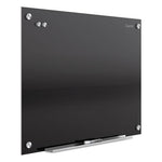 Infinity Glass Marker Board, 48 x 36, Black Surface