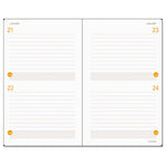 Plan. Write. Remember. Planning Notebook Two Days Per Page , 8.25 x 5, Black Cover, Undated
