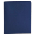 2-Pocket Folder with Tang Fastener, 0.5" Capacity, 11 x 8.5, Dark Blue, 25/Box