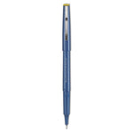 Razor Point Fine Line Porous Point Pen, Stick, Extra-Fine 0.3 mm, Blue Ink, Blue Barrel, Dozen