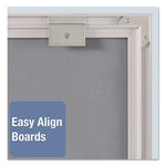 Matrix Magnetic Boards, 23 x 16, White Surface, Silver Aluminum Frame