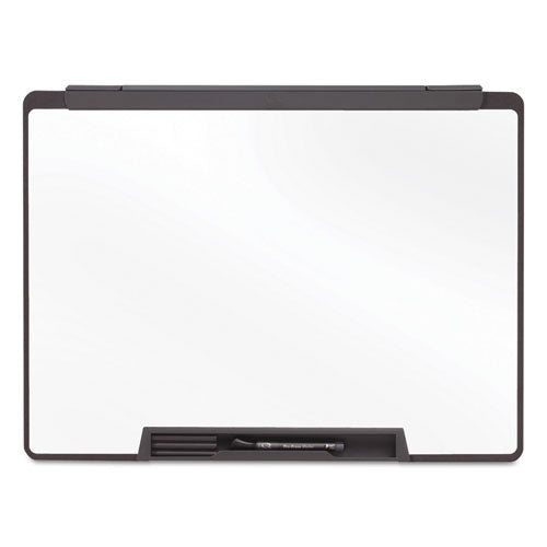 Motion Portable Dry Erase Marker Board, 36 x 24, White Surface, Black Plastic Frame