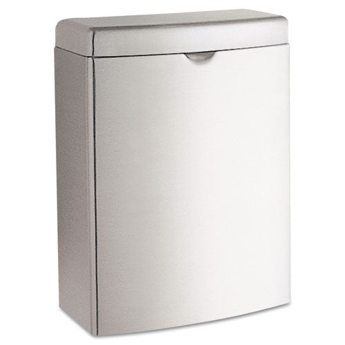 Contura Receptacle, 1 gal, Stainless Steel