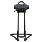 Alera SS Series Sit/Stand Adjustable Stool, Supports Up to 300 lb, Black