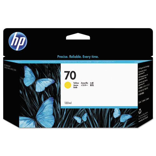 HP 70, (C9454A) Yellow Original Ink Cartridge