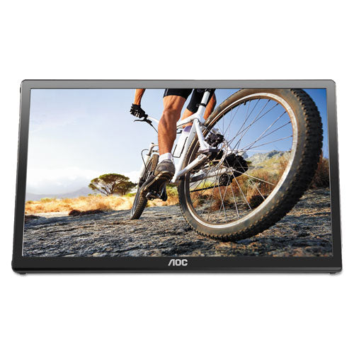 USB Powered LCD Monitor, 15.6" Widescreen, TN Panel, 1366 Pixels x 768 Pixels