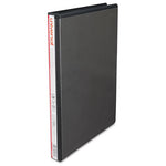 Economy Round Ring View Binder, 3 Rings, 0.5" Capacity, 11 x 8.5, Black