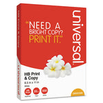 Multipurpose Paper, 96 Bright, 20 lb Bond Weight, 8.5 x 11, White, 500 Sheets/Ream, 10 Reams/Carton
