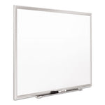 Classic Series Porcelain Magnetic Dry Erase Board, 72 x 48, White Surface, Silver Aluminum Frame