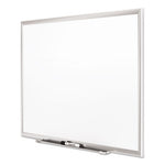 Classic Series Porcelain Magnetic Dry Erase Board, 60 x 36, White Surface, Silver Aluminum Frame