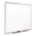 Classic Series Porcelain Magnetic Dry Erase Board, 48 x 36, White Surface, Silver Aluminum Frame