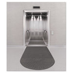 EcoGuard Diamond Floor Mat, Single Fan, 36 x 72, Charcoal