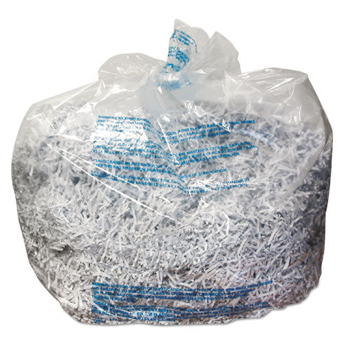 Plastic Shredder Bags, 30 gal Capacity, 25/Box