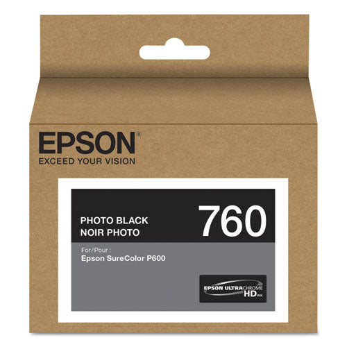 T760120 (760) UltraChrome HD Ink, Photo Black