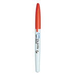 Vis-a-Vis Wet Erase Marker, Fine Bullet Tip, Red, Dozen