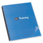 Clear View Presentation Covers for Binding Systems, 6 mil, Clear, 11 x 8.5, Unpunched, 100/Box