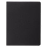 Opaque Plastic Presentation Covers for Binding Systems, Black, 11.25 x 8.75, Unpunched, 25/Pack