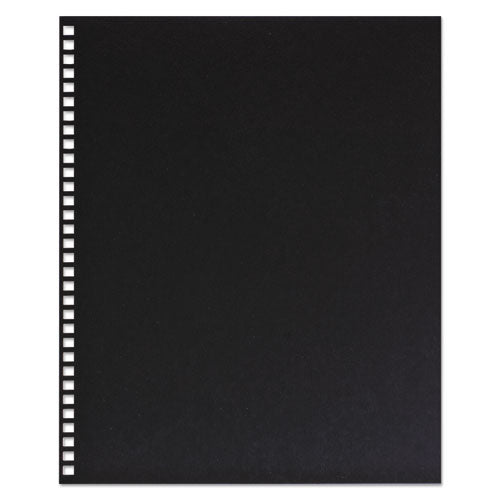 ProClick Pre-Punched Presentation Covers, Black, 11 x 8.5, Punched, 25/Pack