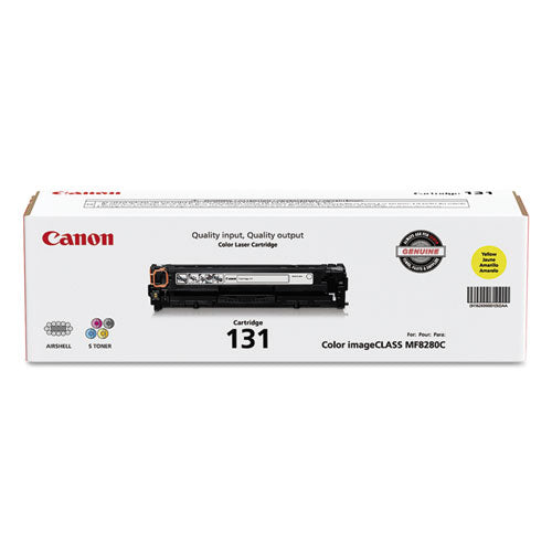 6269B001 (CRG-131) Toner, 1,500 Page-Yield, Yellow