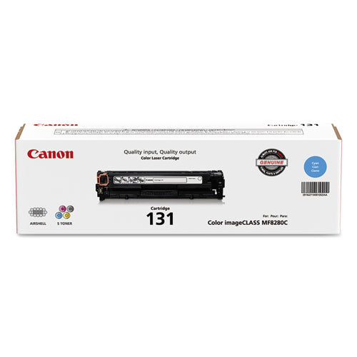 6271B001 (CRG-131) Toner, 1,500 Page-Yield, Cyan