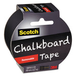 Chalkboard Tape, 3" Core, 1.88" x 5 yds, Black