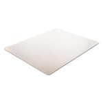 SuperMat Frequent Use Chair Mat, Med Pile Carpet, 45 x 53, Beveled Rectangle, Clear