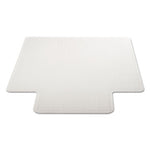 DuraMat Moderate Use Chair Mat, Low Pile Carpet, Flat, 36 x 48, Lipped, Clear