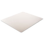 DuraMat Moderate Use Chair Mat, Low Pile Carpet, Flat, 46 x 60, Rectangle, Clear