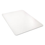 All Day Use Chair Mat - All Carpet Types, 46 x 60, Rectangle, Clear