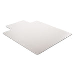 DuraMat Moderate Use Chair Mat, Low Pile Carpet, Flat, 36 x 48, Lipped, Clear