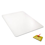 All Day Use Chair Mat - All Carpet Types, 46 x 60, Rectangle, Clear