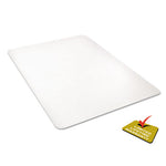 All Day Use Chair Mat - Hard Floors, 36 x 48, Rectangular, Clear