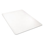 All Day Use Chair Mat - Hard Floors, 46 x 60, Rectangle, Clear