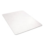 EconoMat All Day Use Chair Mat for Hard Floors, Flat Packed, 46 x 60, Clear