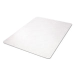 EconoMat All Day Use Chair Mat for Hard Floors, Flat Packed, 46 x 60, Clear