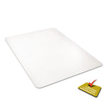 All Day Use Chair Mat - Hard Floors, 45 x 53, Rectangle, Clear