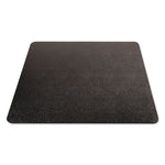 EconoMat All Day Use Chair Mat for Hard Floors, Flat Packed, 45 x 53, Black