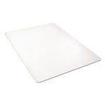 All Day Use Chair Mat - Hard Floors, 45 x 53, Rectangle, Clear