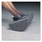 Half-Cylinder Padded Foot Cushion, 17.5w x 11.5d x 6.25h, Black